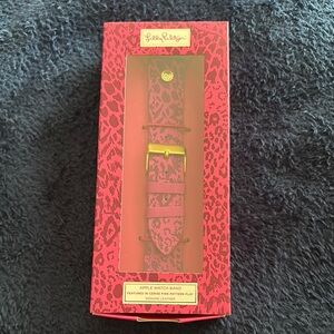 Lilly Pulitzer Vibrant Pink Animal Print Watch Band